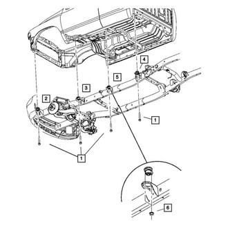 Mopar® - Body Hold Down Cushion