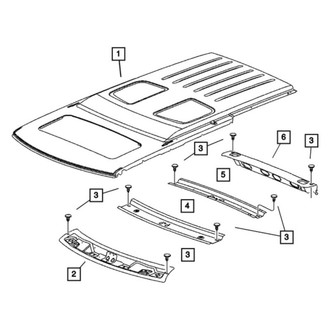Mopar® - Roof Header Panel