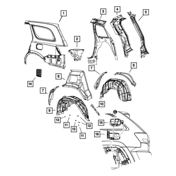 Mopar® - Tailgate Panel