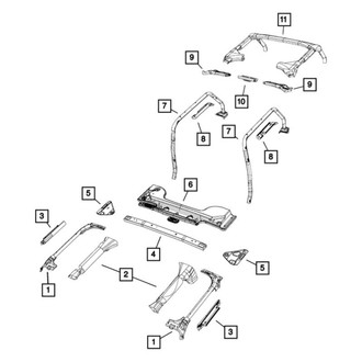 Jeep OE - Roof Bow
