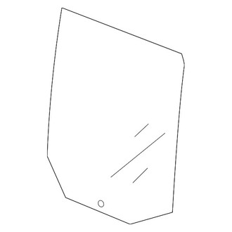 Jeep OE - Center Left Door Glass