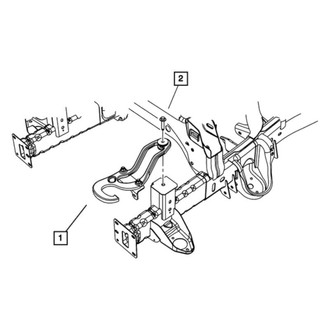 Mopar® - Tow Hook Bracket