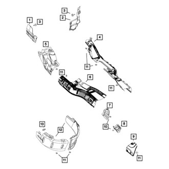 Mopar® - Brake & Fuel Line Shield