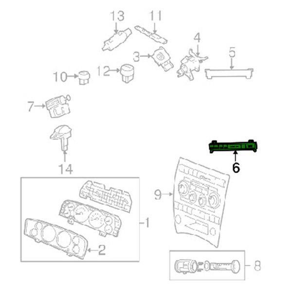 Mopar® - Front Door Lock Switch