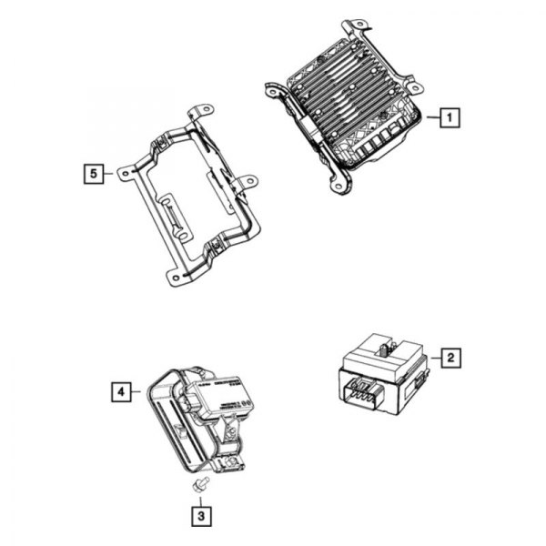 Mopar® - Inverter Cooler Bracket