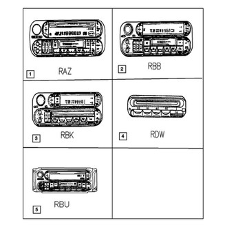 Dodge OE - Radio Control Unit