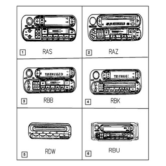 Dodge OE - Radio Control Unit