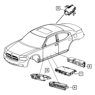 Chrysler OE - Front Power Window Control Module