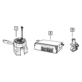 Mopar® 56038943AH - Air Bag Control Module
