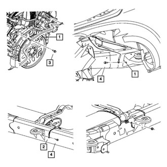Dodge OE - Body Electrical Ground Strap