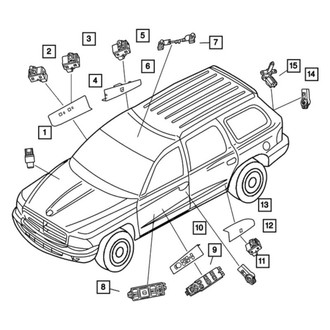 Mopar® - Front Door Lock Switch