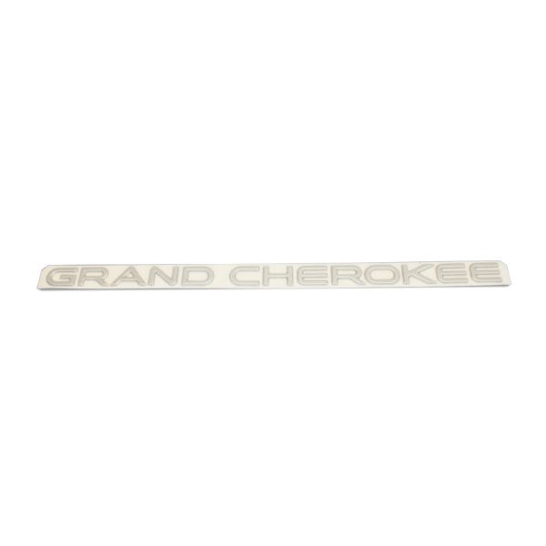 Mopar® - "Grand Cherokee" Nameplate Silver Front Door Emblem