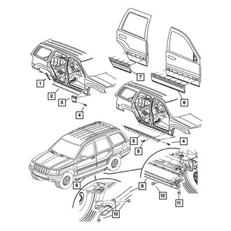 Mopar® - Rear Wheel Well Opening