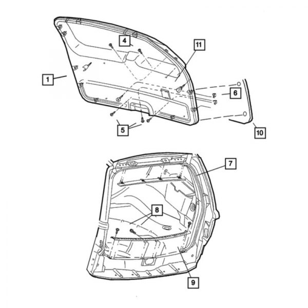 Mopar® - Roof Opening Trim