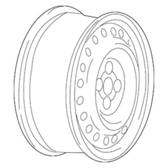Mopar® - 15x7 Steel Factory Wheel