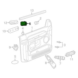 Dodge OE - Front Right Door Lock Switch