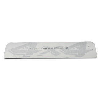Mopar® 5JN44CA1AC - "4 x 4" Silver Tailgate Emblem