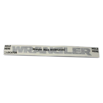 Mopar® - WRANGLER Black Body Decal