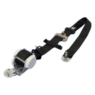 Mopar® - Passenger Side Front Outer Seat Belt, Black with Diesel Gray