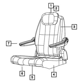 Mopar® - Cushion Cover And Pad