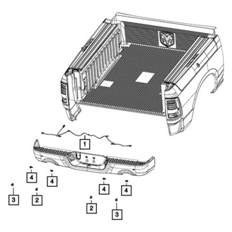 Ram OE - Rear Inner Parking Aid Sensor Housing