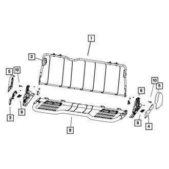 Ram OE - Rear Right Seat Trim Panel