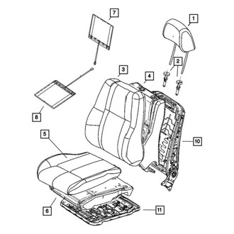 Jeep OE - Front Right Seat Cover