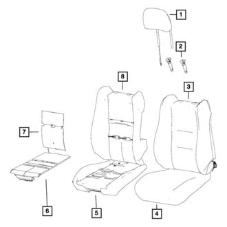 Mopar® - Active Head Restraints Headrest