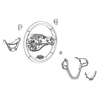 Mopar® - Black Lower Steering Wheel Bezel