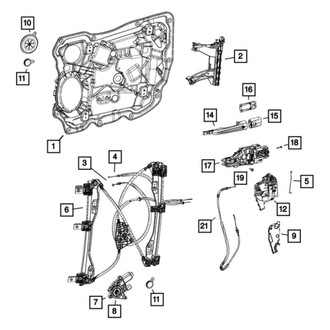 Chrysler OE - Front Right Exterior Door Handle Cover