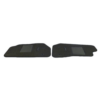Mopar® - 1st Row Black Carpet Floor Mats