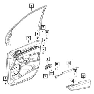 Mopar® - Door Window Molding