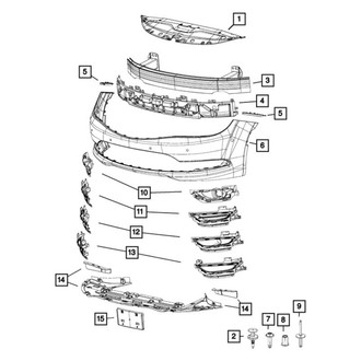 Chrysler OE - Front Bumper Cover