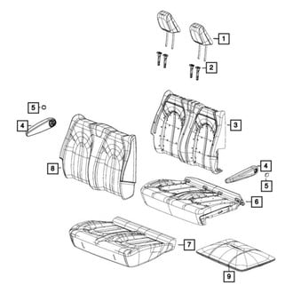 Chrysler OE - Center Headrest