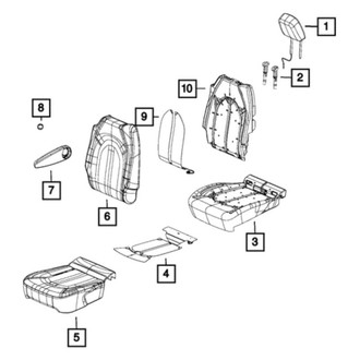 Chrysler OE - Center Headrest