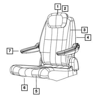 Mopar® - Seat Cushion Cover