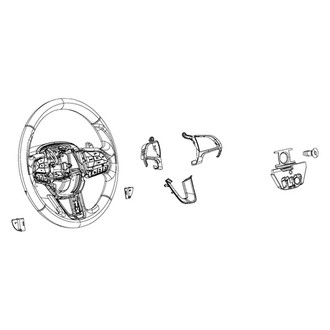 Dodge OE - Lower Steering Wheel Trim