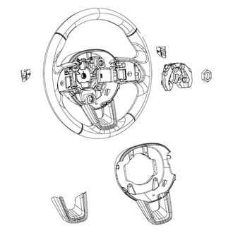 Jeep OE - Right Steering Wheel Trim
