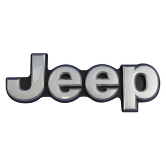 Mopar® - "Jeep" Matte Black Rear Hatch Emblem