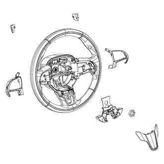 Chrysler OE - Steering Wheel Back Cover