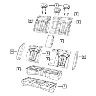 Mopar® - Headrest Sleeve