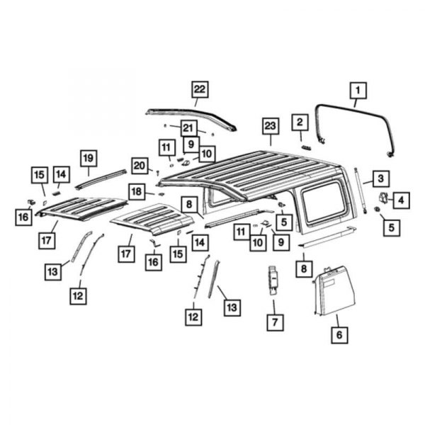 Mopar® - Targa Top Panel