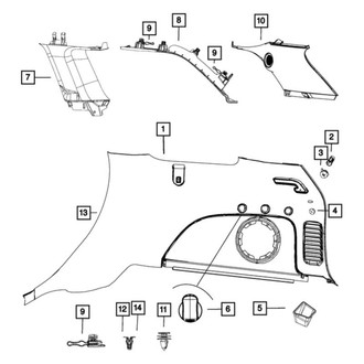 Mopar® - Body D-Pillar
