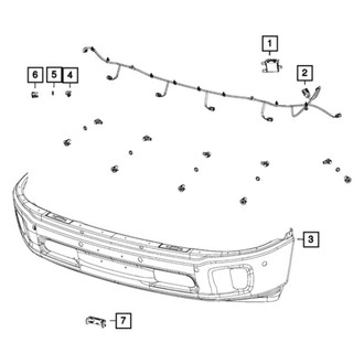 Ram OE - Front Inner Parking Aid Sensor Housing