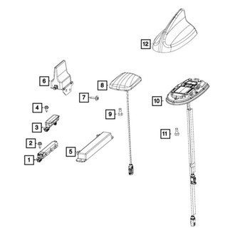 Mopar® - Radio Antenna Cover