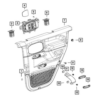 Mopar® - Door Interior Trim Panel