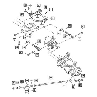 Mopar® - Shock Mount Nut