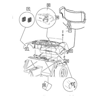Mopar® - Floor Pan Bolt