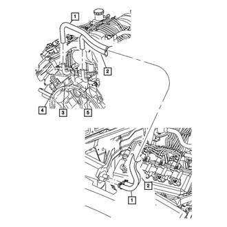 Mopar® - HVAC Heater Hose