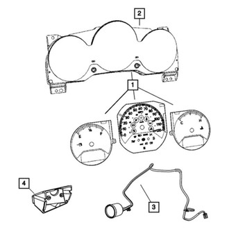 Dodge OE - Instrument Panel Lens